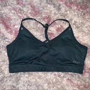 AR-33 hunter green sports bra